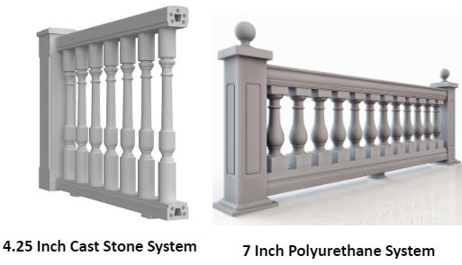 balustrades samples. photos. specs, balustrades